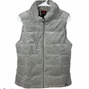 Gerry Gray Velour Vest Sz M